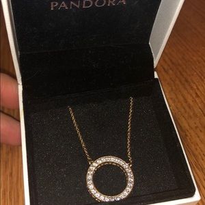 Pandora circle necklace